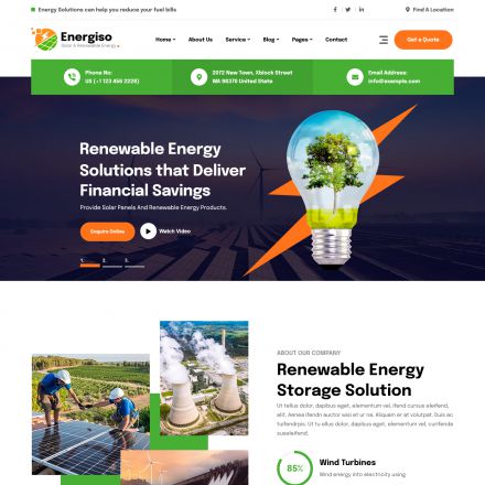 ThemeForest Energiso