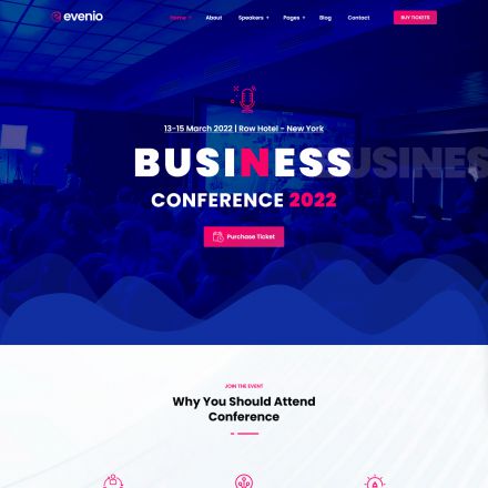 ThemeForest Evenio