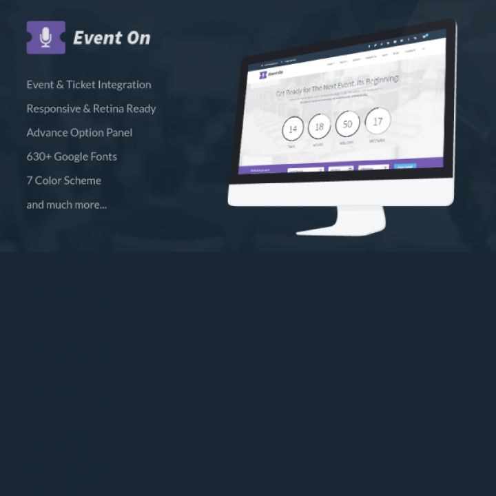 WordPress шаблон ThemeForest Event On