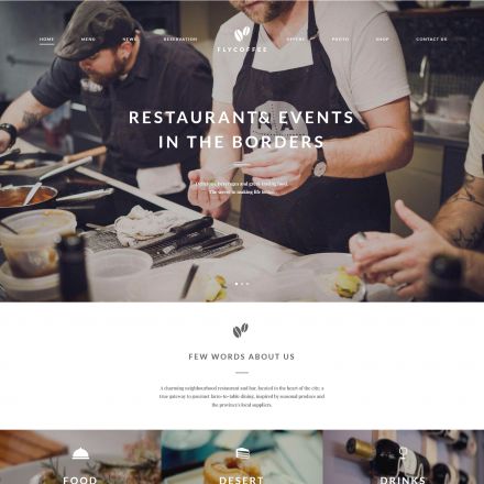 ThemeForest FlyCoffee Shop