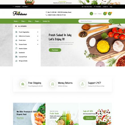 ThemeForest Foodano