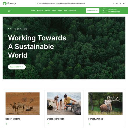 ThemeForest Foresty