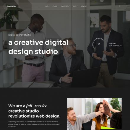 ThemeForest Geekfolio