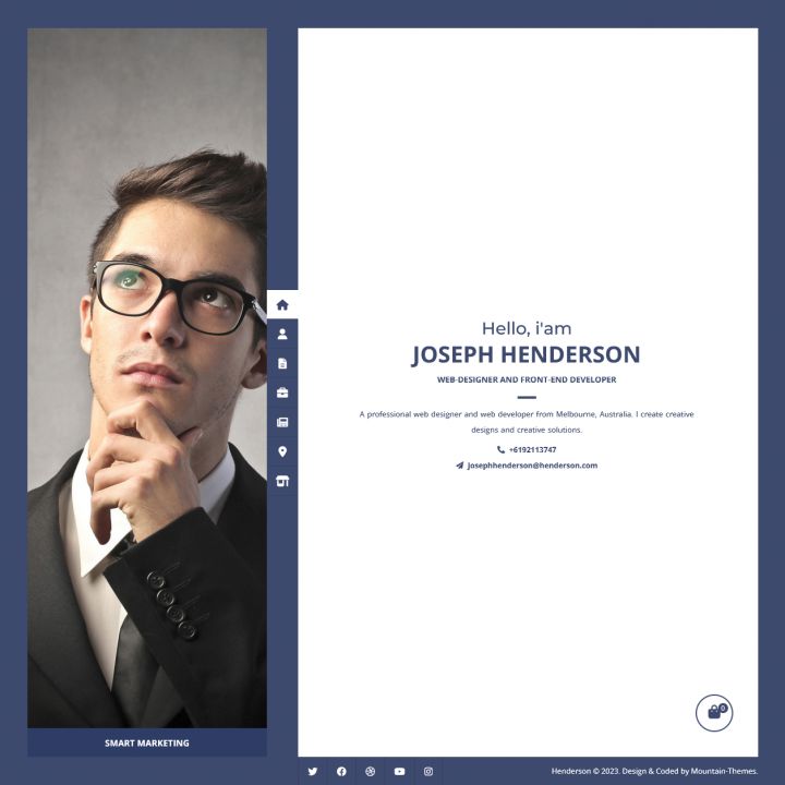 WordPress шаблон ThemeForest Henderson