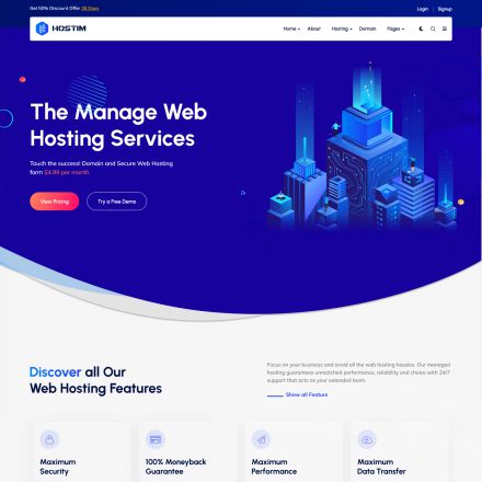 ThemeForest Hostim