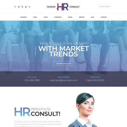 ThemeForest HR Human Consult