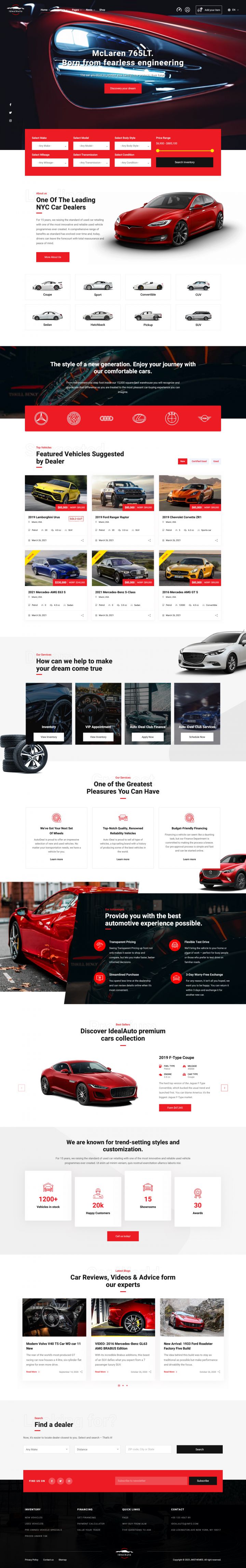 WordPress шаблон ThemeForest IdealAuto