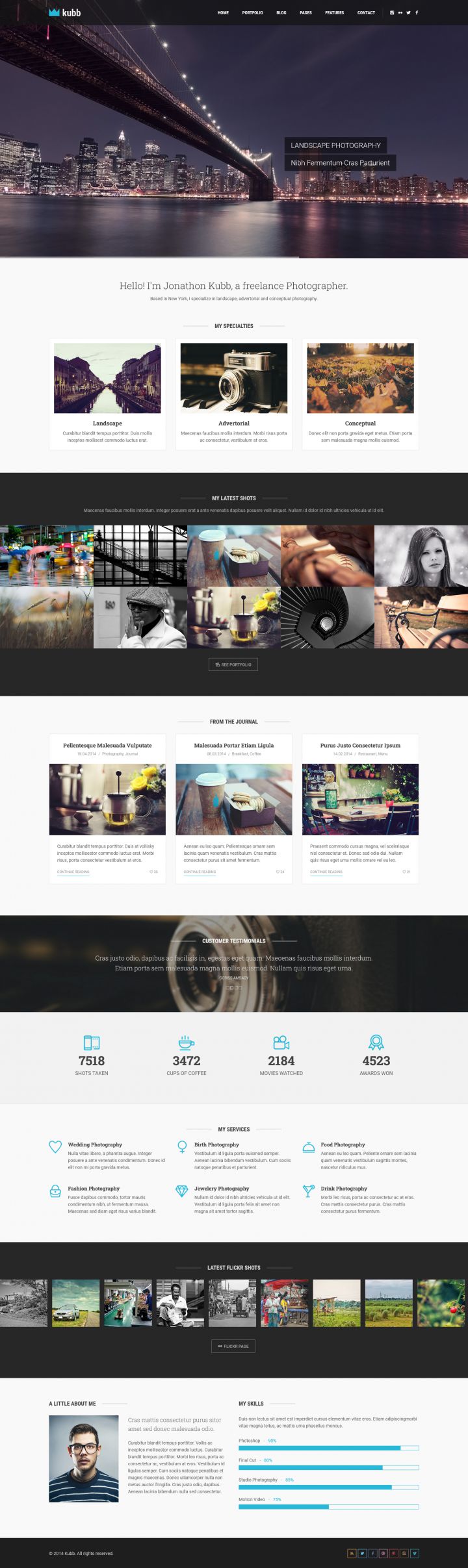 WordPress шаблон ThemeForest Kubb