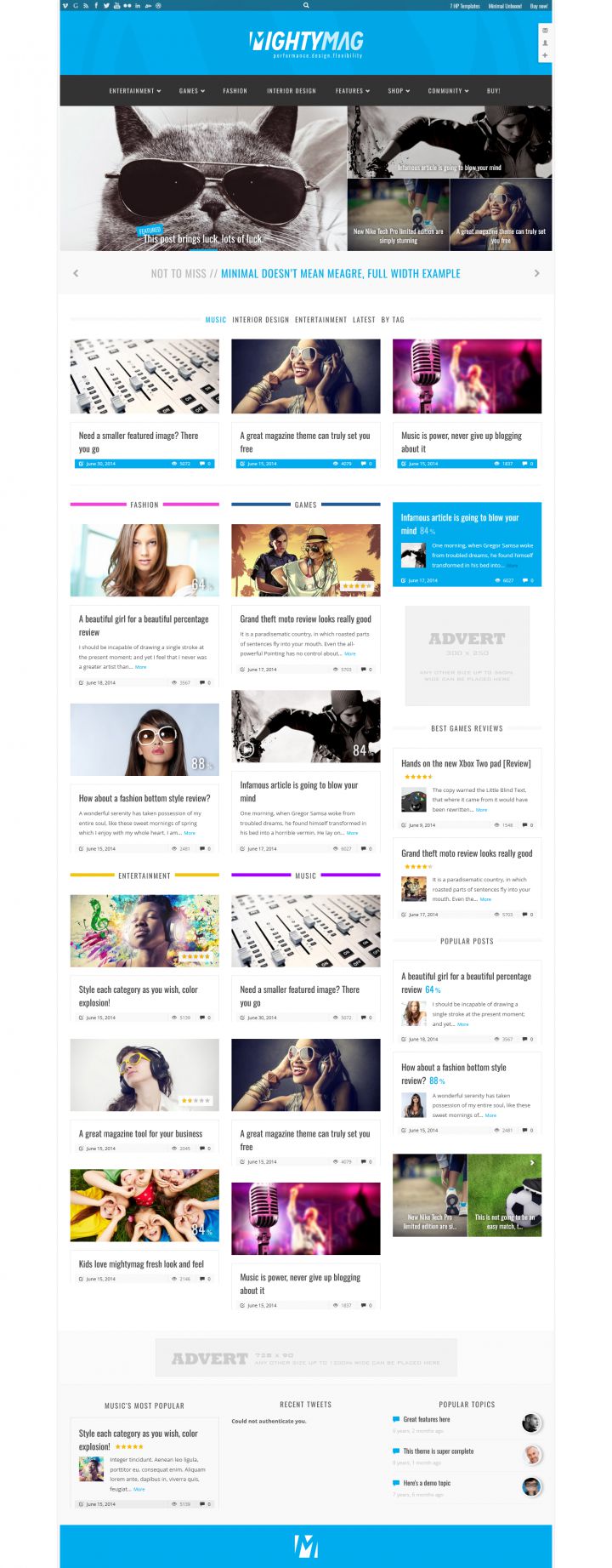 WordPress шаблон ThemeForest MightyMag