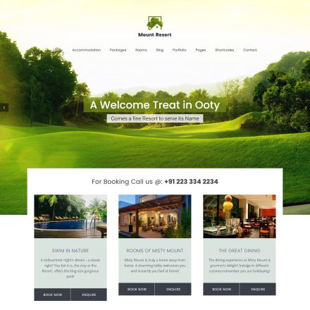 ThemeForest Mount Resort