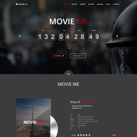 ThemeForest Movie Me