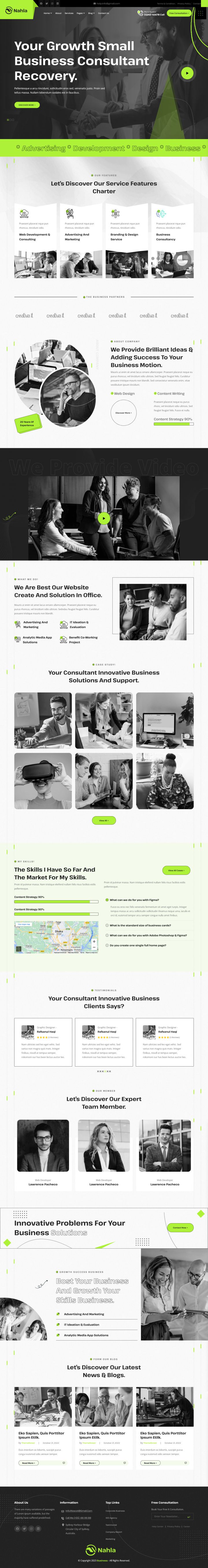 WordPress шаблон ThemeForest Nahla