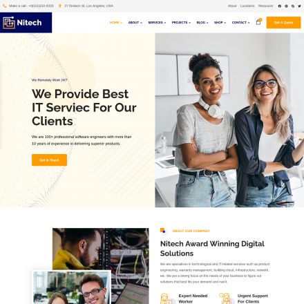 ThemeForest Nitech