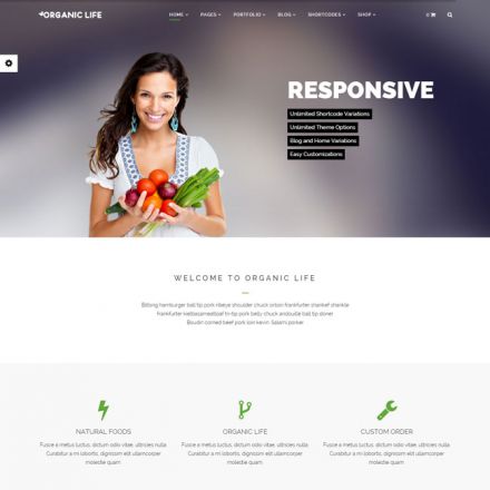 ThemeForest Organic Life