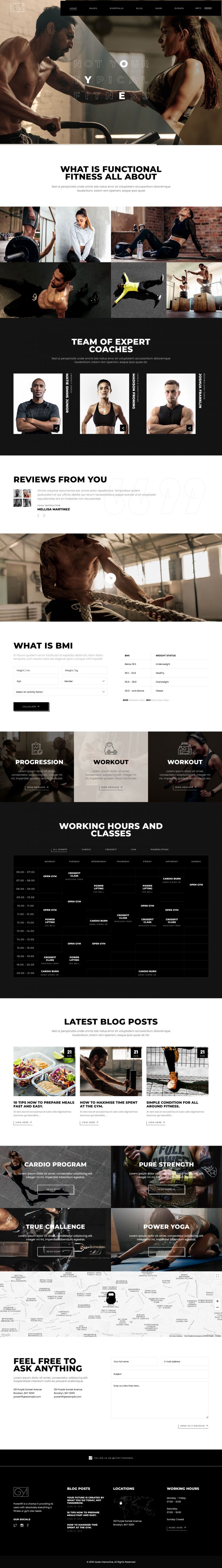 WordPress шаблон ThemeForest Powerlift