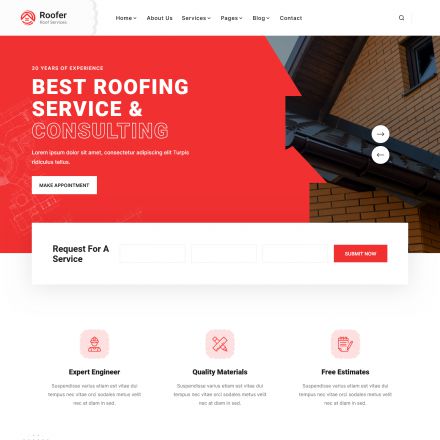 ThemeForest Roofer