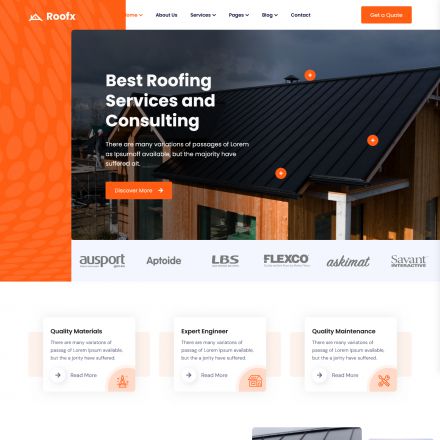 ThemeForest Roofx