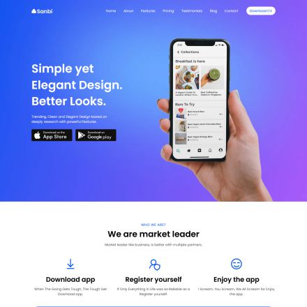 ThemeForest Sanbi