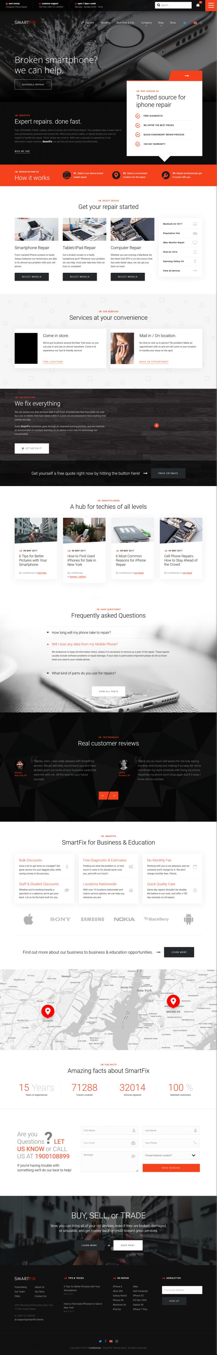 WordPress шаблон ThemeForest SmartFix