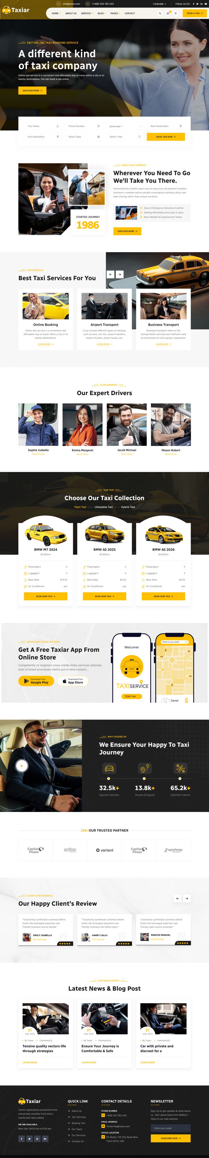 WordPress шаблон ThemeForest Taxiar