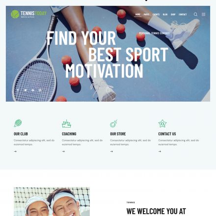 ThemeForest Tennis Today