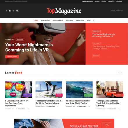ThemeForest Top Magazine