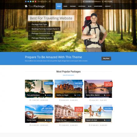 ThemeForest Tour Package