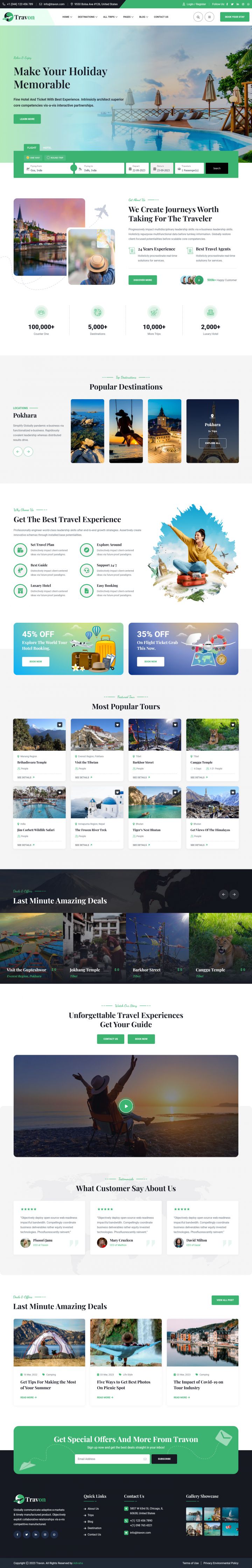 WordPress шаблон ThemeForest Travon