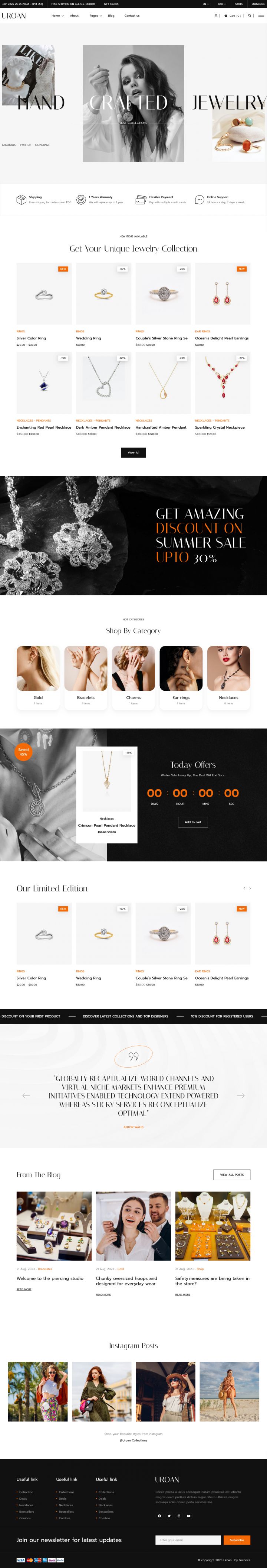 WordPress шаблон ThemeForest Uroan