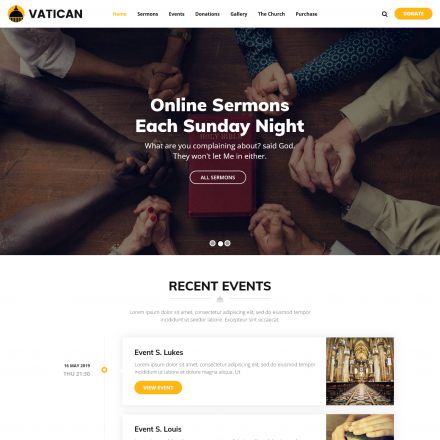 ThemeForest Vatican