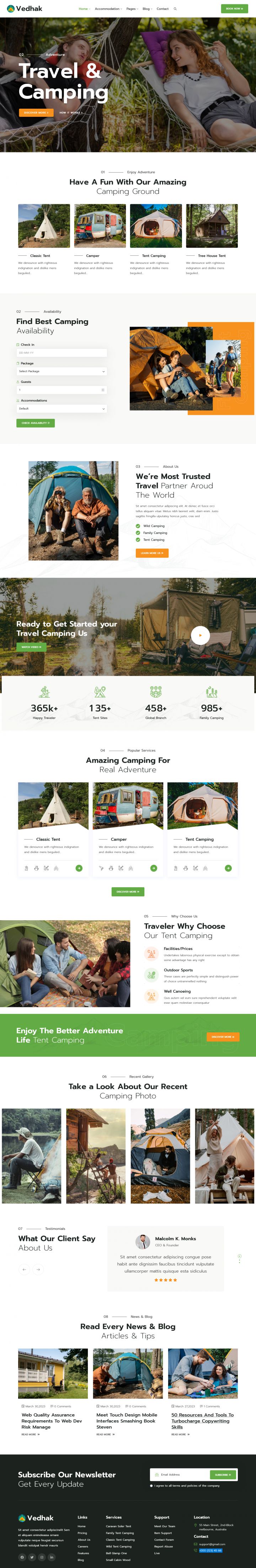 WordPress шаблон ThemeForest Vedhak