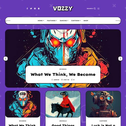 ThemeForest Vozzy