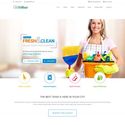 ThemeForest We Clean