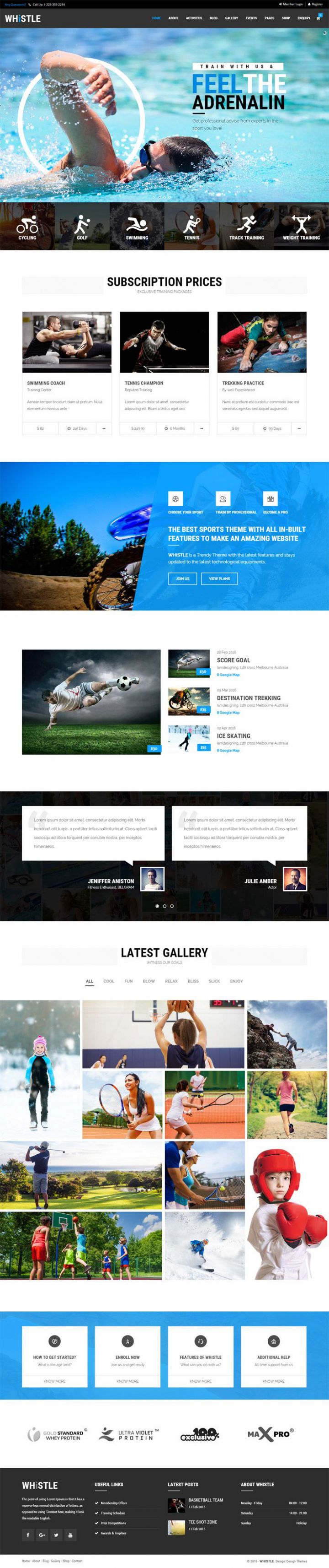 WordPress шаблон ThemeForest Whistle