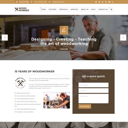 ThemeForest WoodWorker