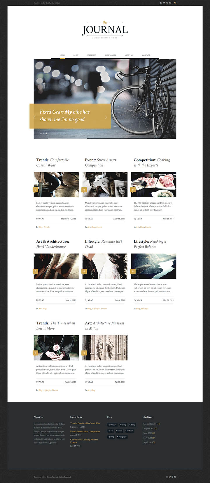 WordPress шаблон ThemeFuse Journal