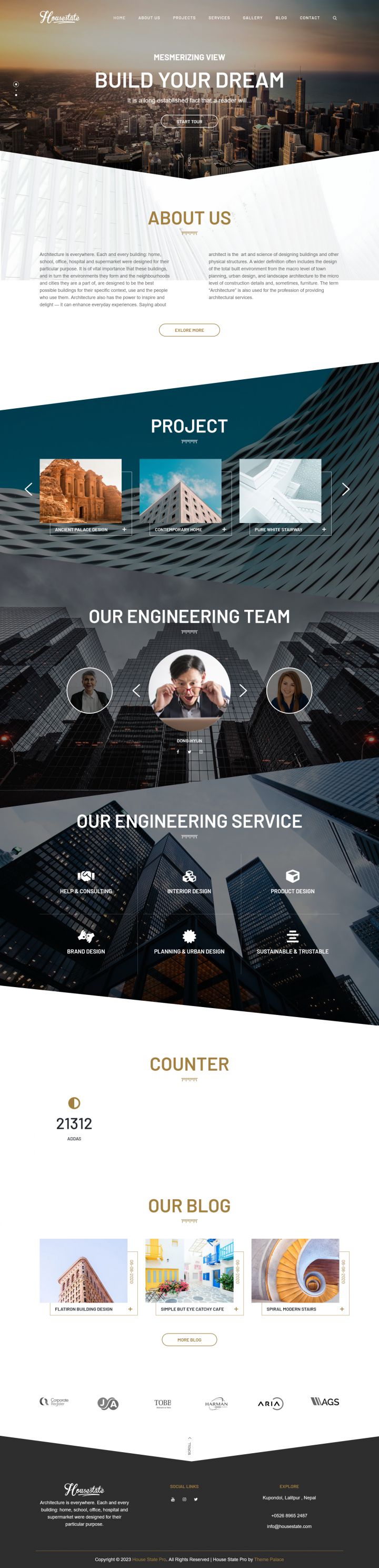 WordPress шаблон Theme Palace House State Pro