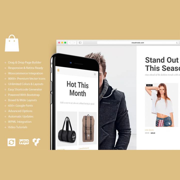 WordPress шаблон Visualmodo Seller