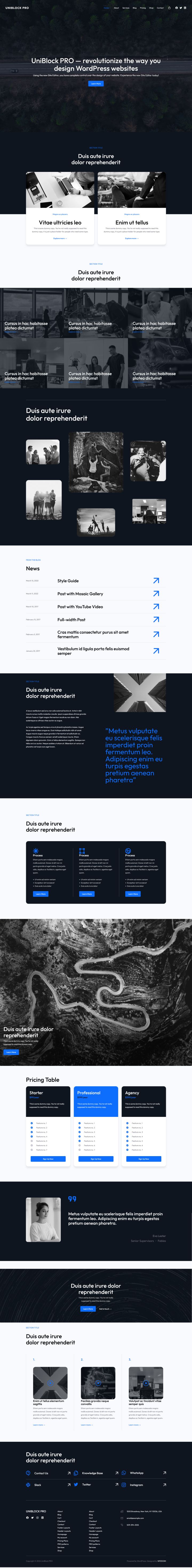 WordPress шаблон WPZoom Uniblock Pro