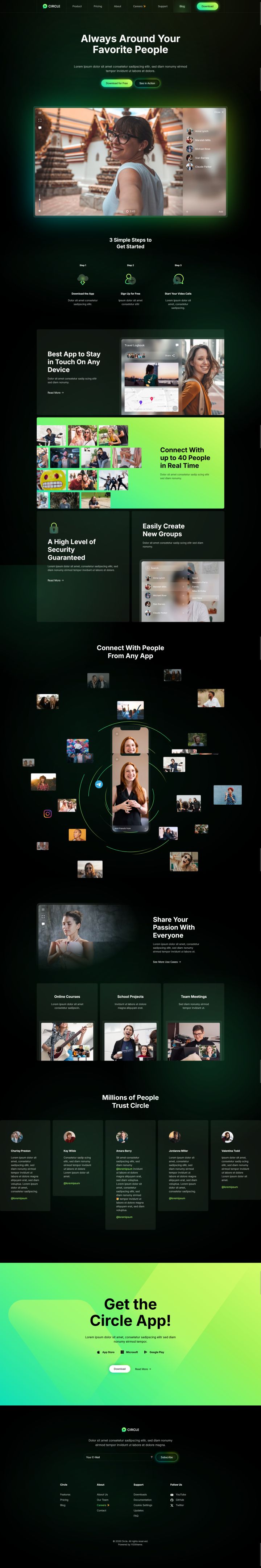 WordPress шаблон YOOtheme Circle
