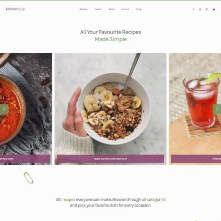 YOOtheme Kitchen Daily