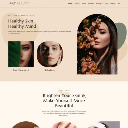 AGE Themes Beauty Onepage