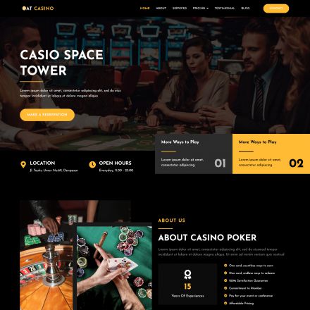 AGE Themes Casino Onepage
