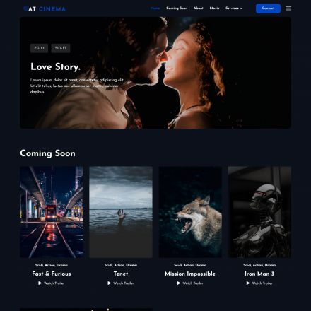 AGE Themes Cinema Onepage