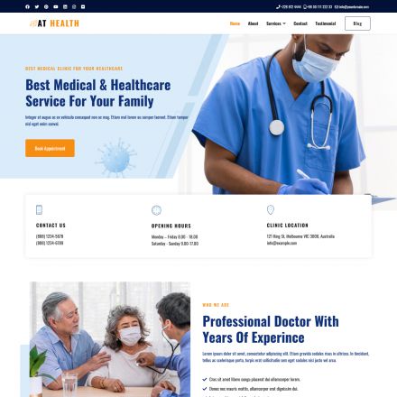 AGE Themes Health Onepage