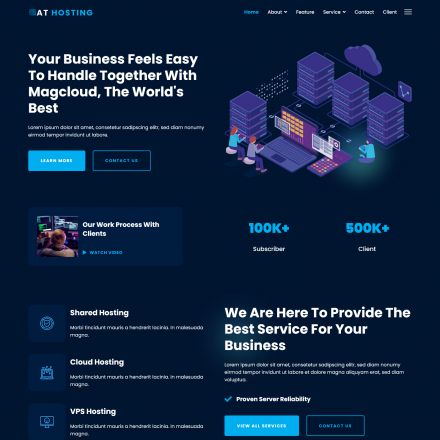 AGE Themes Hosting Onepage