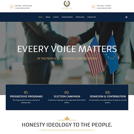 AGE Themes Politix Onepage