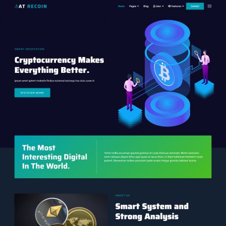 AGE Themes ReCoin Onepage