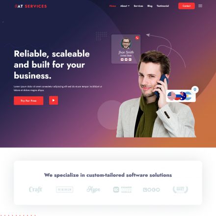 AGE Themes Services Onepage