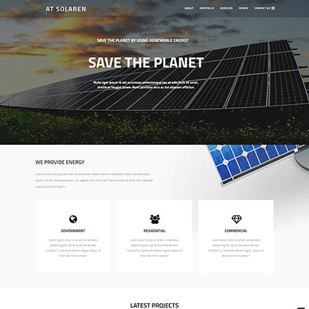 AGE Themes Solaren Onepage